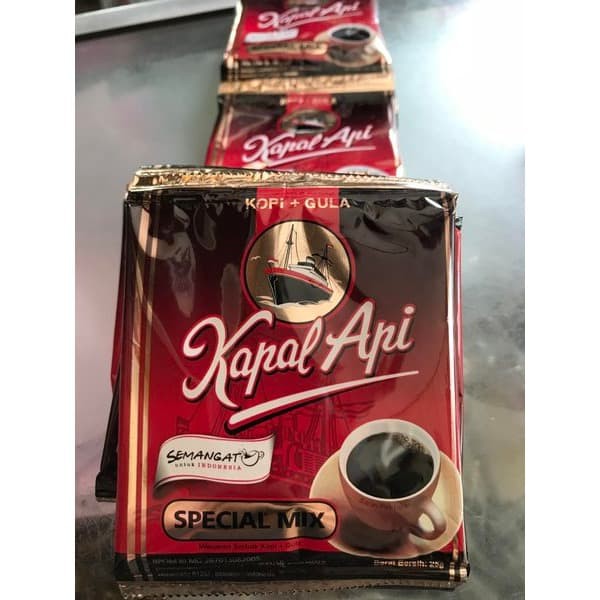 

Kopi Kapal Api 10 bungkus x 25gr Special Mix Kemasan Sachet