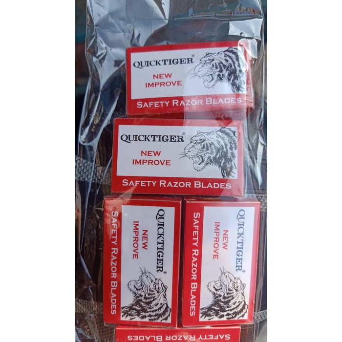 

Silet Quicktiger Isi 10 Pcs / Isi Ulang Alat Cukur / Silet
