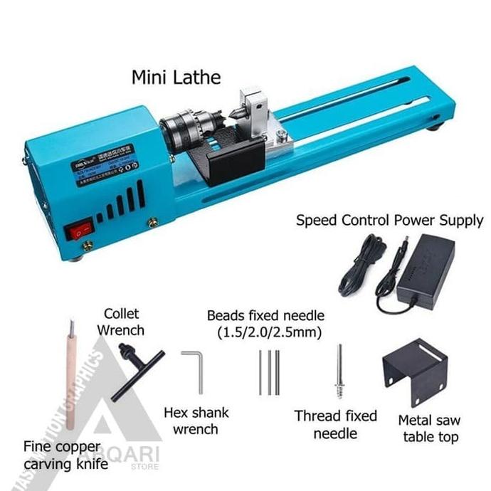 mesin bubut mini / mini lathe / Lathe Beads Machine