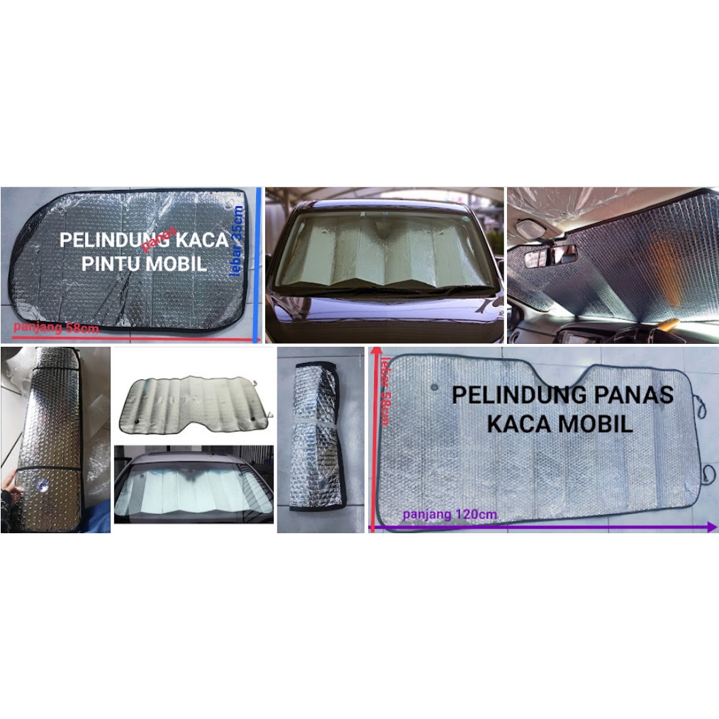 Pelindung panas kaca mobil / Pelindung panas jendela pintu kaca mobil