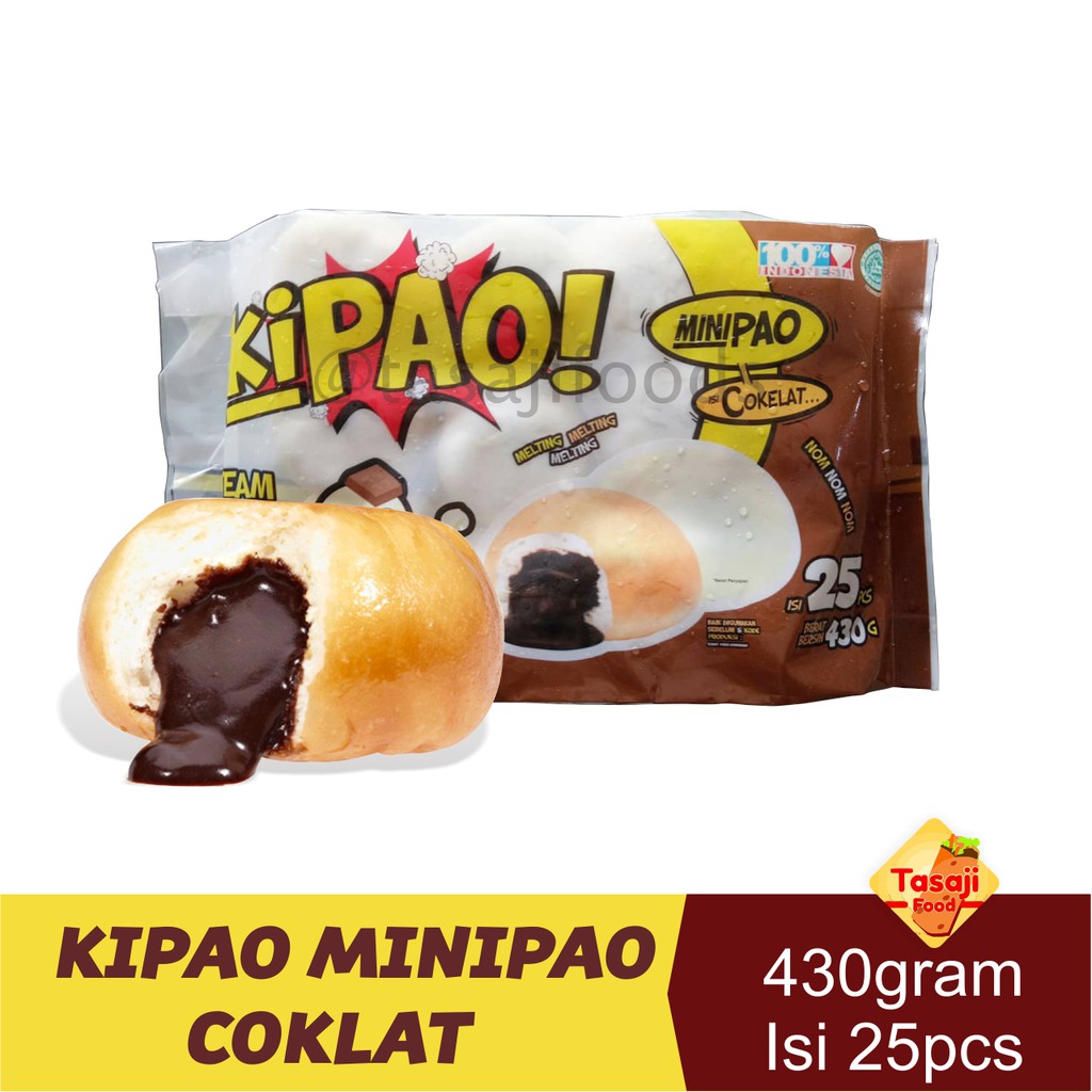 

New Kipao Minipao Coklat Isi 25 pcs
