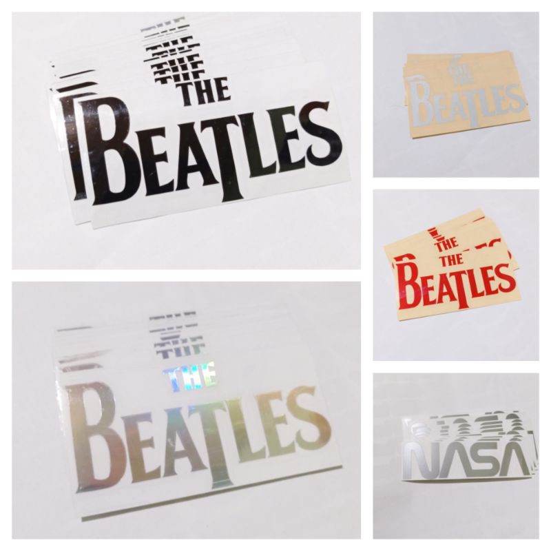 STICKER THE BEATLES CUTTING