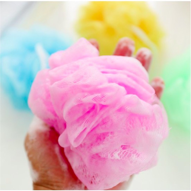 SPONS MANDI JARING / SPON MANDI GOSOK / SPONGE MANDI SHOWER NET / SPONS JARING WARNA / BATH PUFF