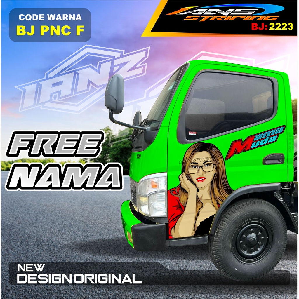 STIKER VARIASI PINTU TRUK FUSO RAGASA / DECAL PINTU DUMTRUK  / STIKER MOBIL TRUK / STIKER PINTU TRUK KEREN