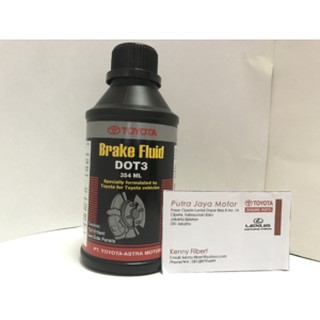 BRAKE FLUID DOT 3 / MINYAK REM TOYOTA ASLI UNTUK MOBIL