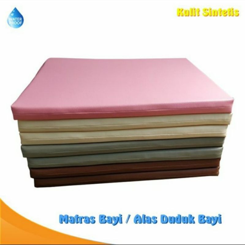 Matras bayi/alas duduk bayi/anti air-kulit sintetis original termurah