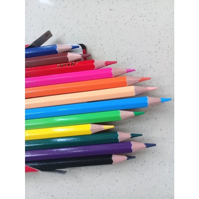 

Unik Pensil Warna 12 Superior Quality Color Pencils Joyko Diskon