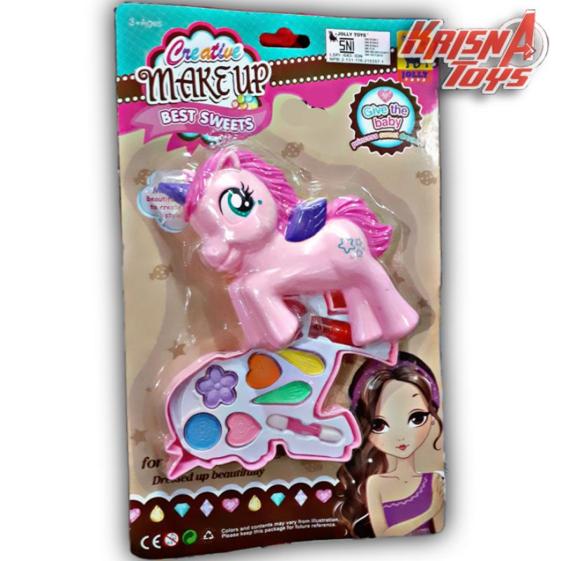 MAINAN ANAK MAKE UP KUDA PONI/THE LITLLE PONI MAKE UP/CREATIVE MAKE UP