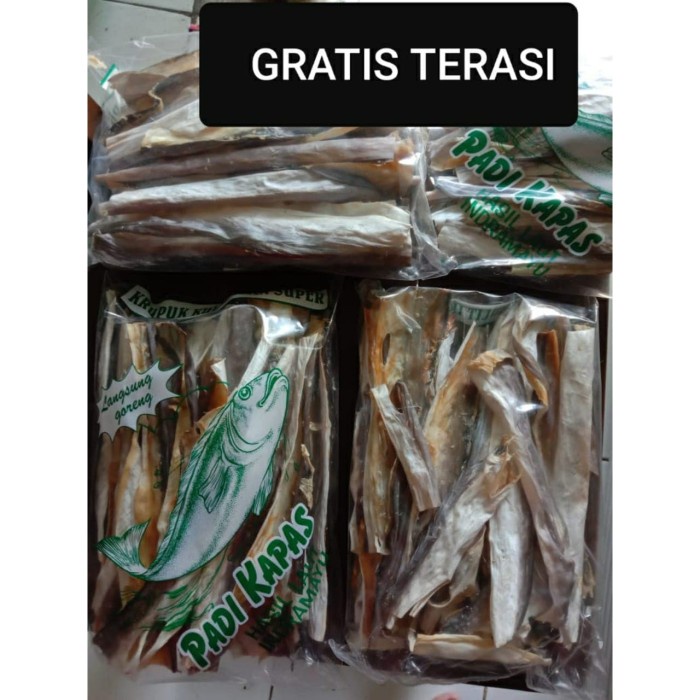 

PROMO Krupuk Kulit ikan mentah 100gram