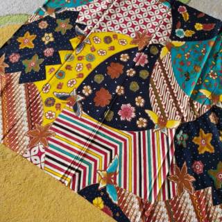  Kain  batik solo motif Kawung warna  warni  Shopee Indonesia