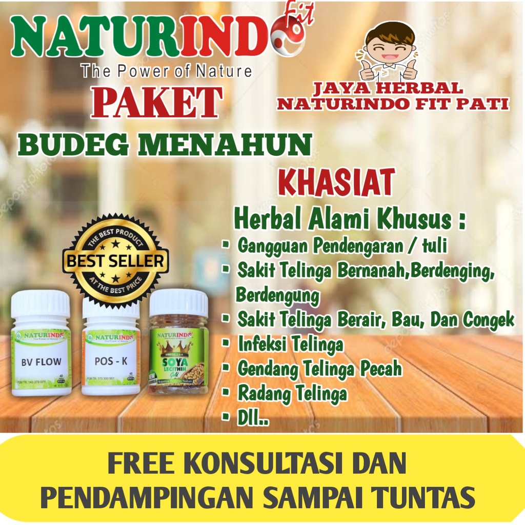 Obat Telinga Bernanah Tuli Congek Curek Telinga Berair Infeksi Telinga Kopok Naturindo Ampuh COD