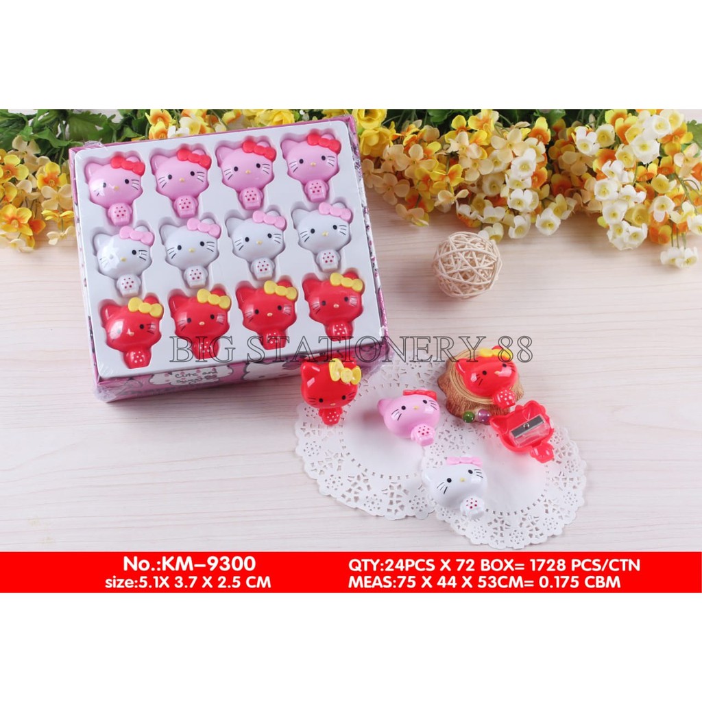 

1PCS RAUTAN TABUNG HELLO KITTY / Serutan Pensil Karakter Fancy / Rautan HK