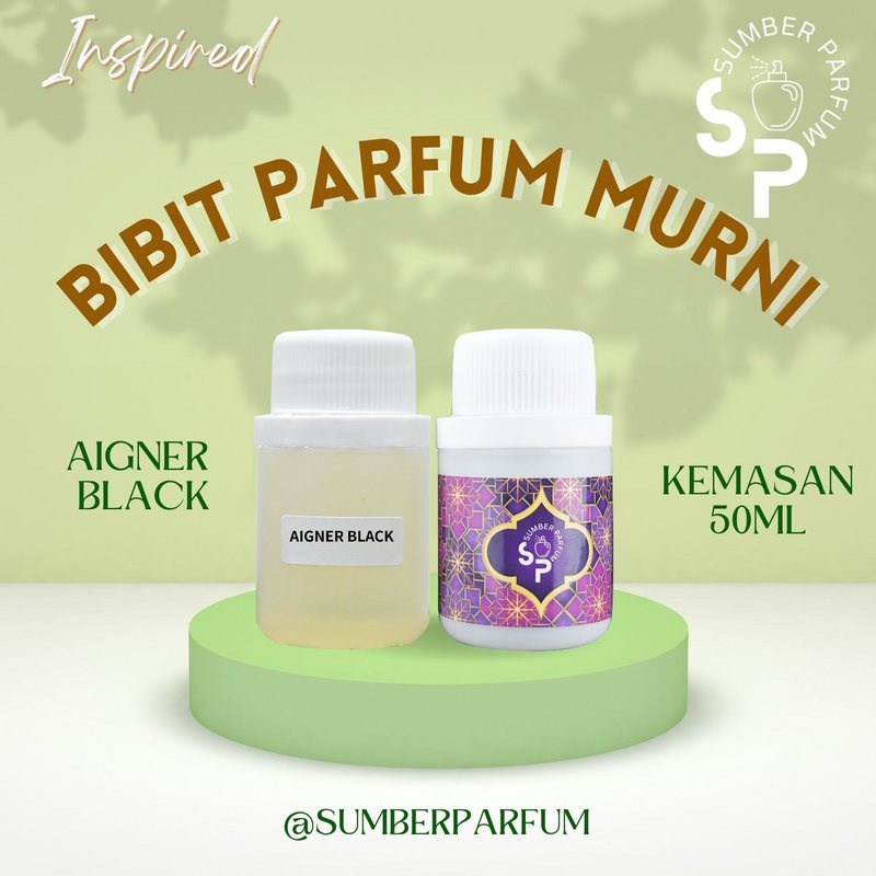 Bibit parfum inspired Aigner Black | Bibit Parfum Branded | Bibit Original | minyak wangi | Parfum |