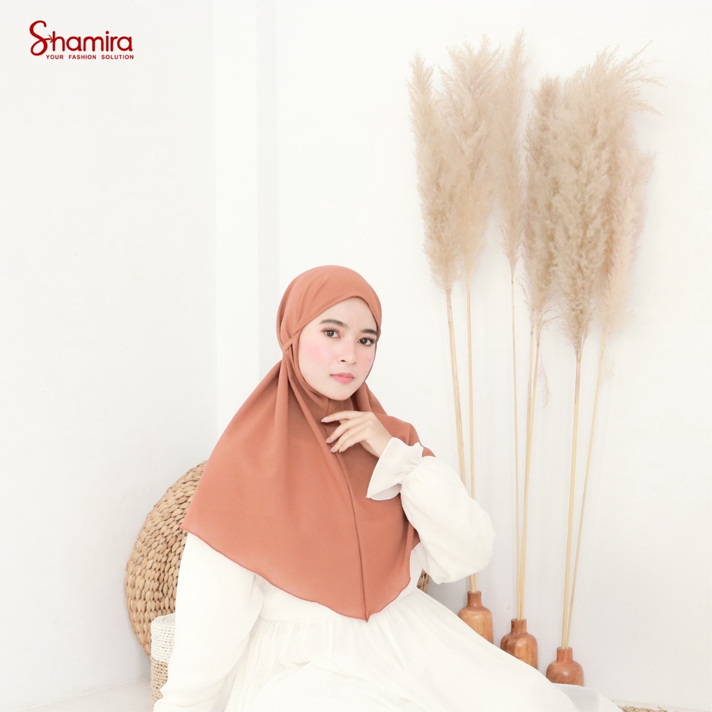 Hijab Bergo Maryam Diamond Crepe Premium By Shamira 50k Get 3
