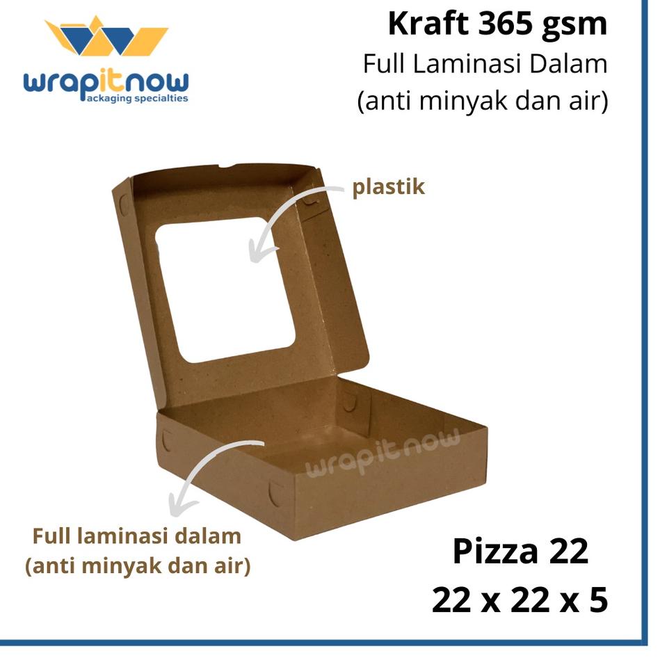 

Sale YPVEI Dus Kraft 22x22x5 Laminasi// dus pizza/ dus roti sobek/ dus kurma/ dus roti kasur 44 Ready Stok