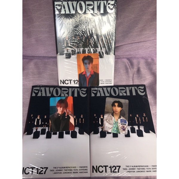 sealed nct 127 favorite album classic ver mecima benefit jaehyun yuta johnny