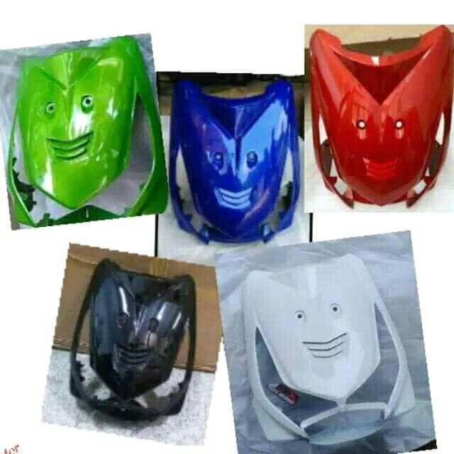 Tameng beat karbu cover dasi depan beat karbu