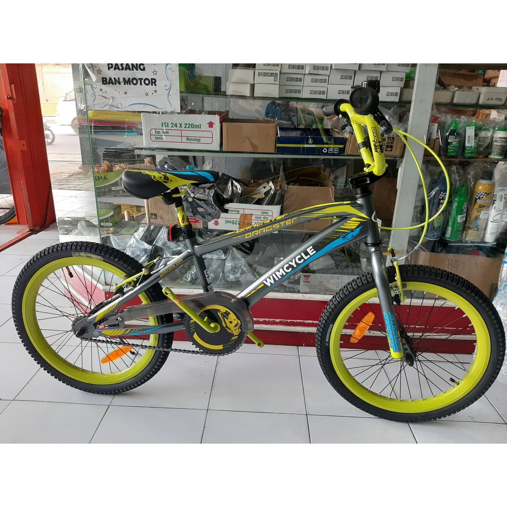 SEPEDA JUNIOR BIKE BMX 20 inch WIMCYCLE DRAGSTER