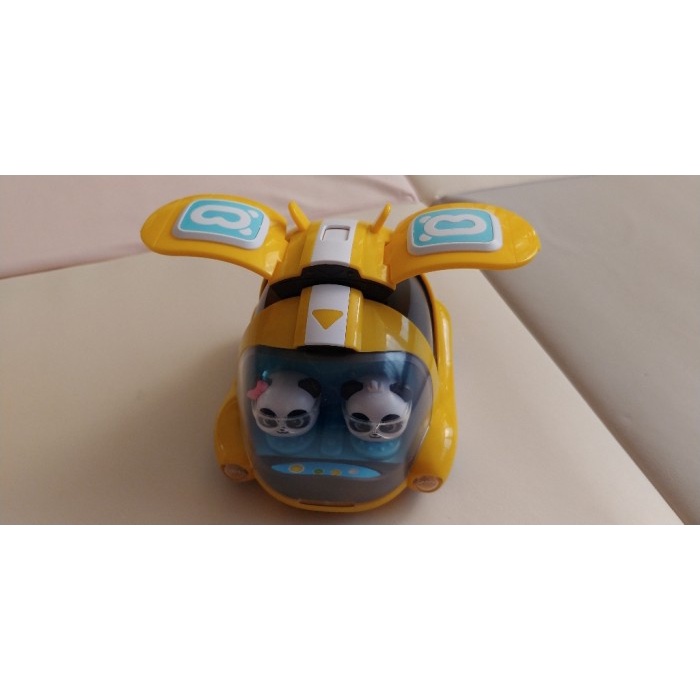 babybus rescue plane mainan mobil pesawat kiki miumiu - pullback plane