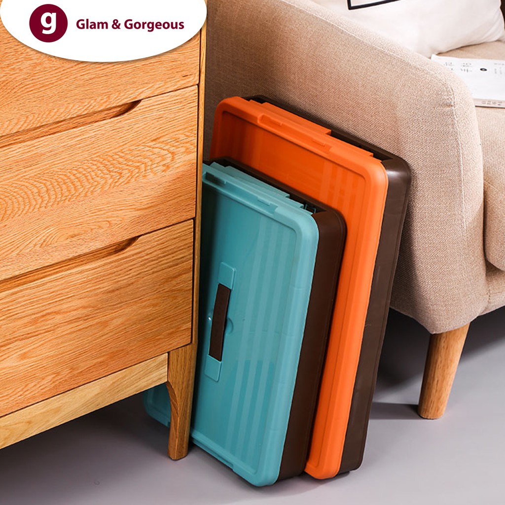 Kotak Penyimpanan Baju Plastik Box Container Lipat Serbaguna Portable Box Container Organizer BC001