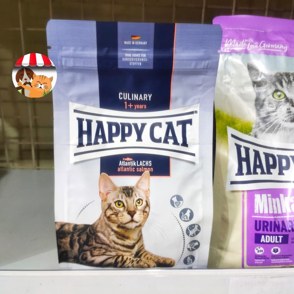 Happy Cat Culinary Atlantic Salmon 300gr - Makanan Kucing Hair &amp; Skin