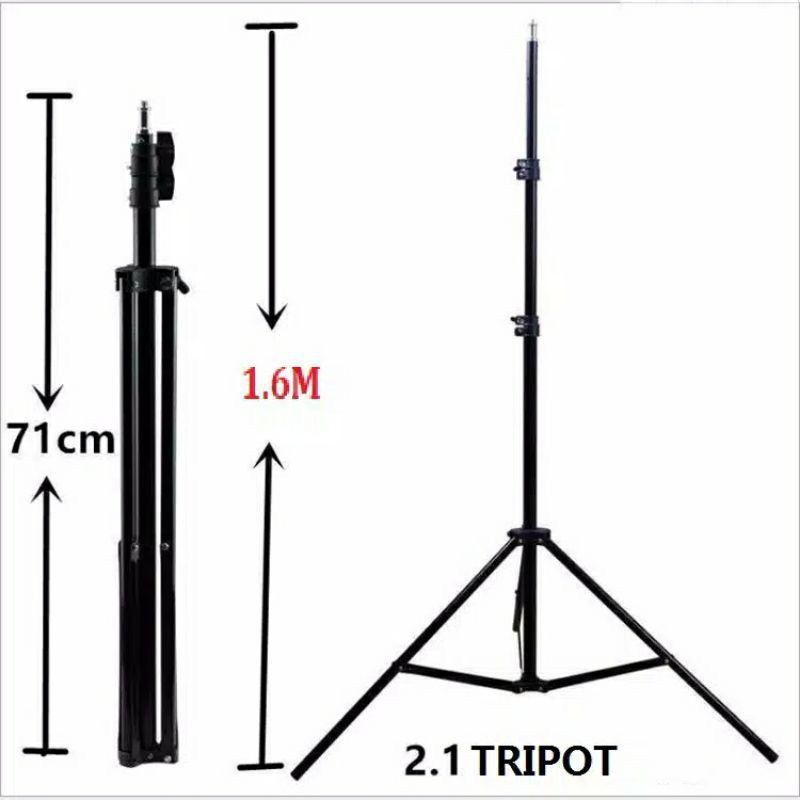 Tripod Hp Stand 2.1 Meter Stand Holder Phone Holder Free Holder &amp; Miniball