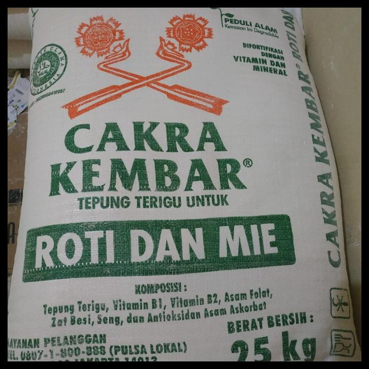 

Tepung Cakra Kembar 25 Kg Khusus Gojek Grab Instant