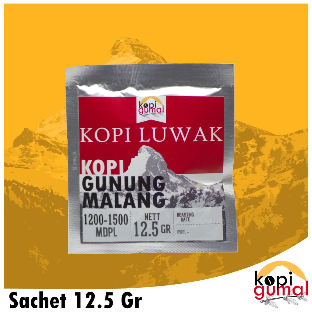 

Kopi Luwak Sachet 12.5 Gram