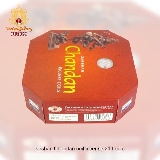 Dupa/ Hio Lingkar Wangi Harum &quot;Darshan&quot; Chandan Coil Incense 24 hours