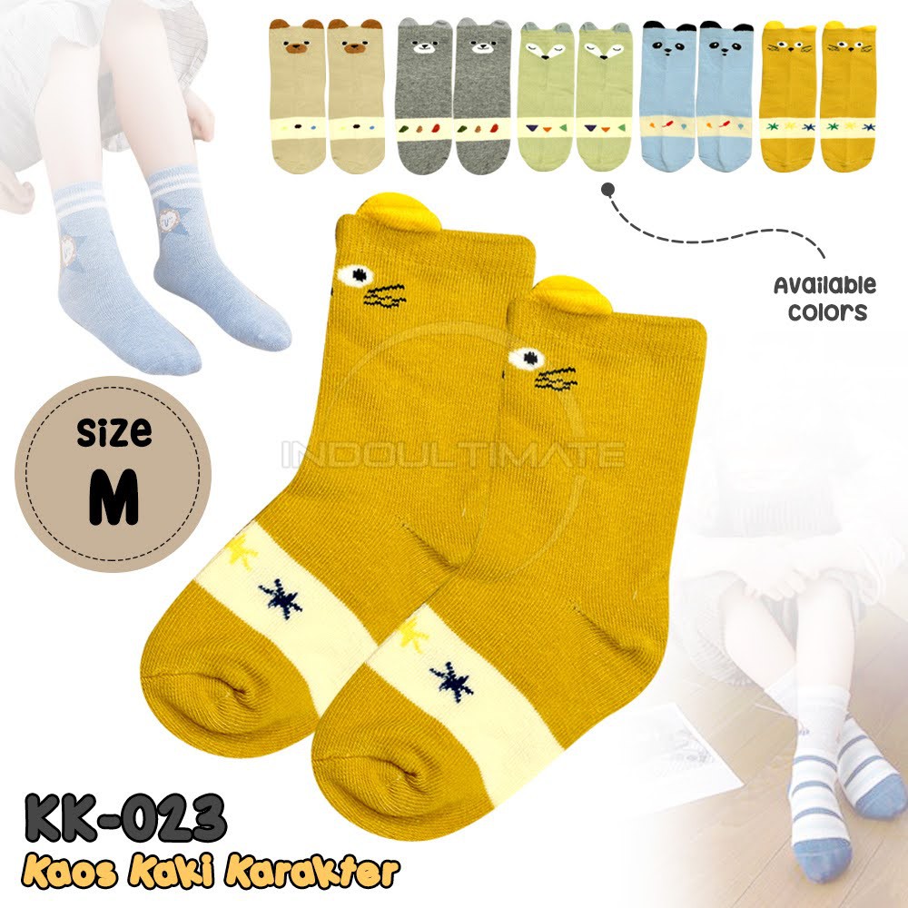[ 4 - 6 Thn ] 1 Pcs Kaos Kaki Anak KKA-023 Kaos Kaki Balita Motif Random KIDS SOCKS Kaos Kaki Bayi