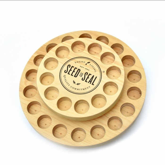 Rak Botol - Rak Oil 2 Tier Rotating Yl Logo 30 Botol Rotate Putar