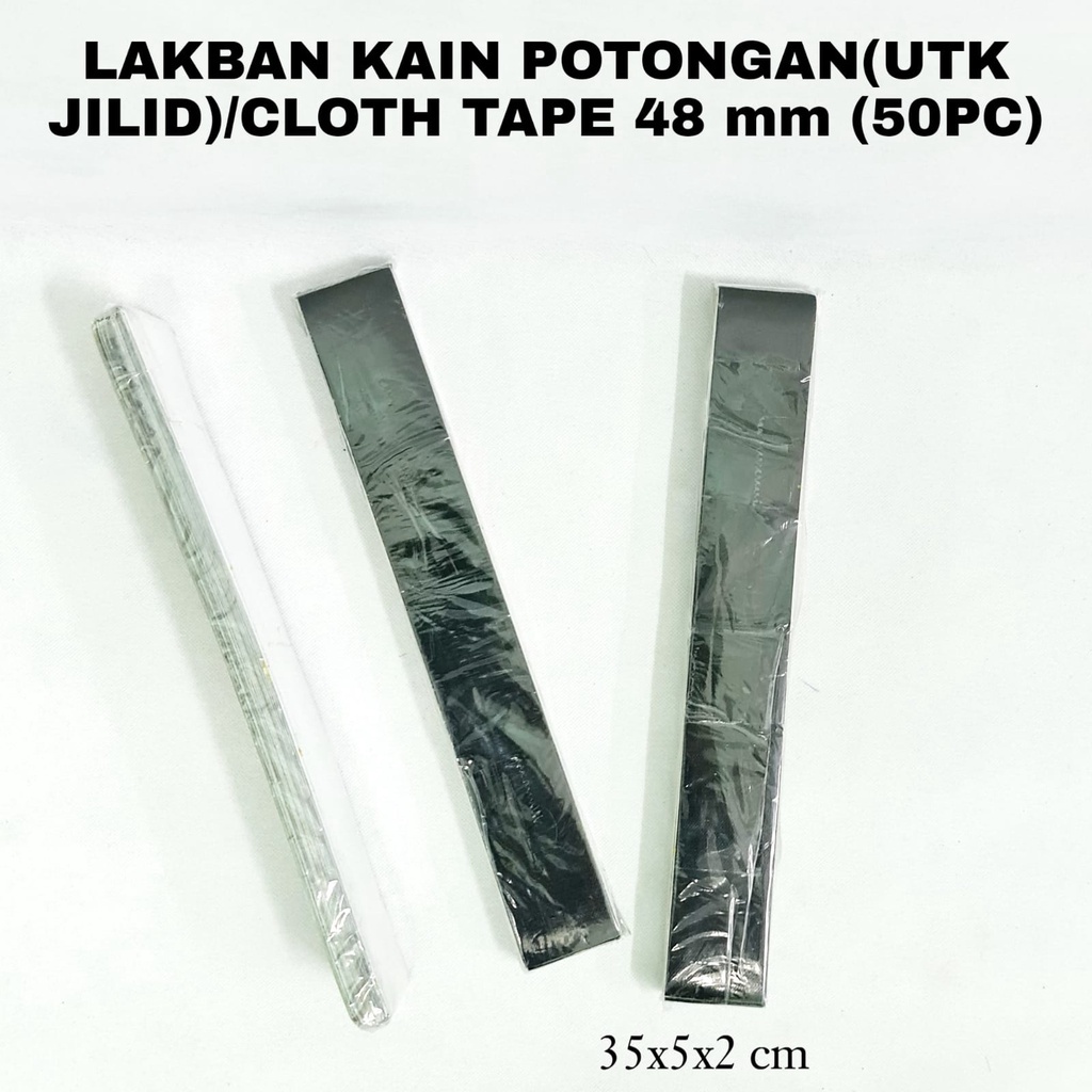 

GG Lakban Kain Potongan (Utk Jilid) 48mm / Cloth Tape (50pc)