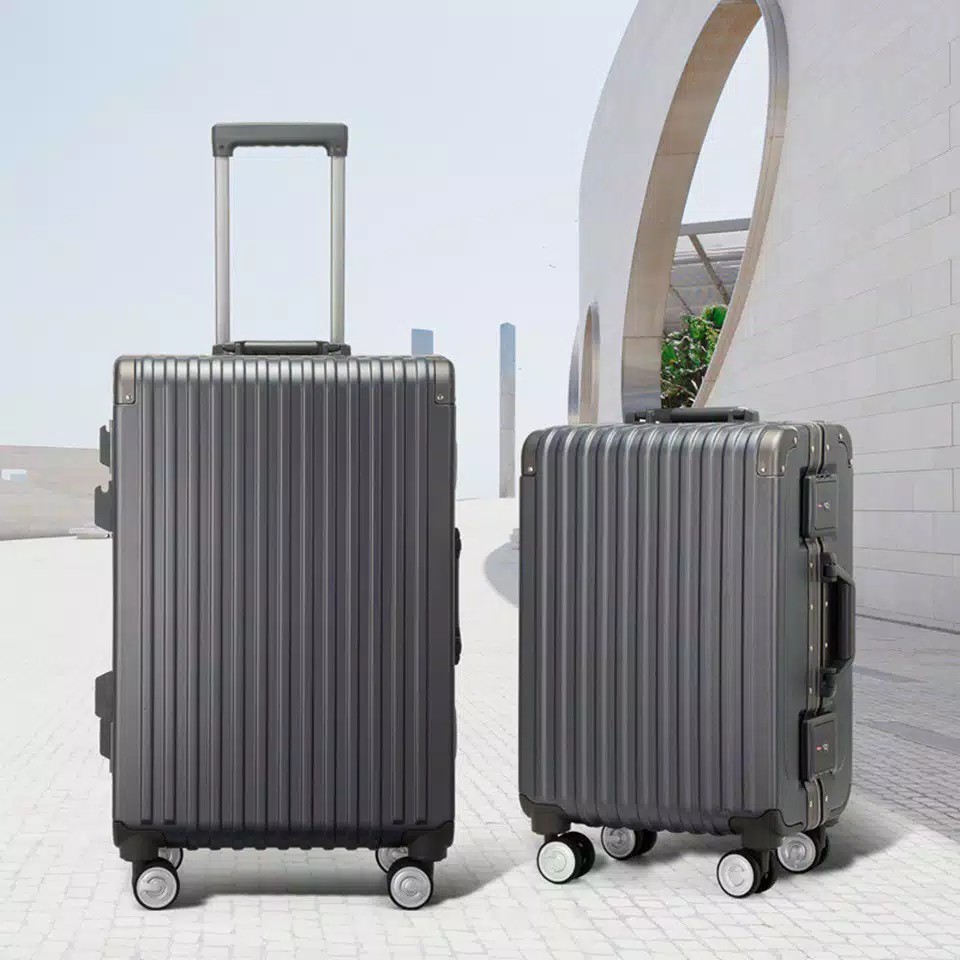 Koper Parkson Zsk26 Luggage/ Suitcase Semi Aluminium Ukuran 24" 20" Tas Travel Bag Luggage Baggage