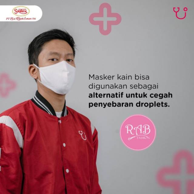 MASKER ASLI SRITEX ANTI AIR &amp; BAKTERI