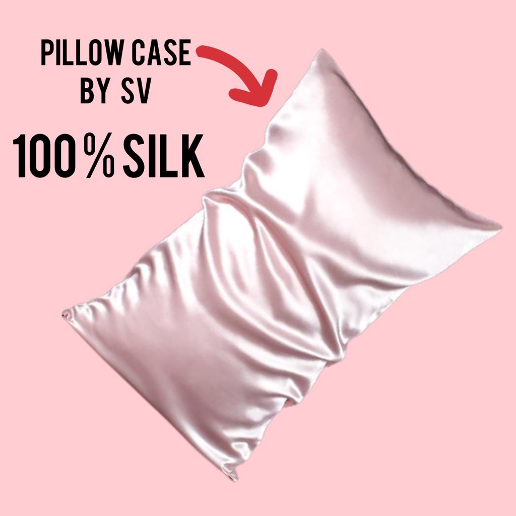 Sarung Bantal SV Silk ROYAL + 3 Scrunchie ROYAL Silk Lebih Hemat Bantal Silk PillowCase Sarung Bantal Satin Silk Cover Bantal Satin Silk