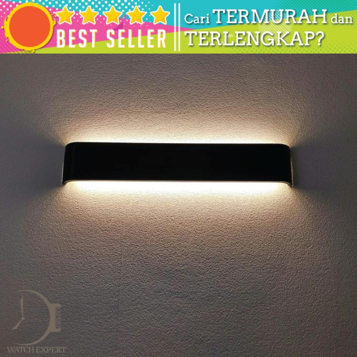 Bisa COD Lampu Hias Dinding LED Minimalis Aluminium 12W - B1001 - Warm White