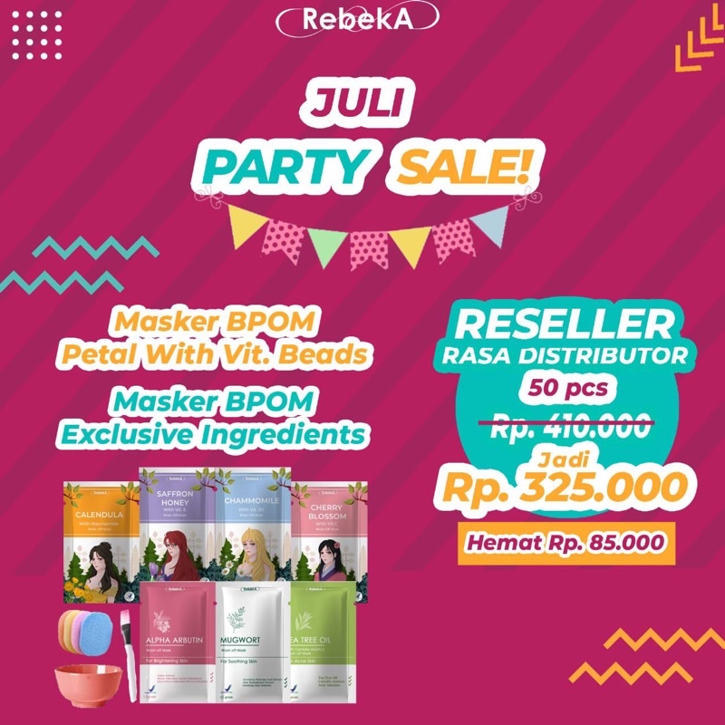 PARTY SALE ( STARTER KIT BY REBEKA BEAUTY)