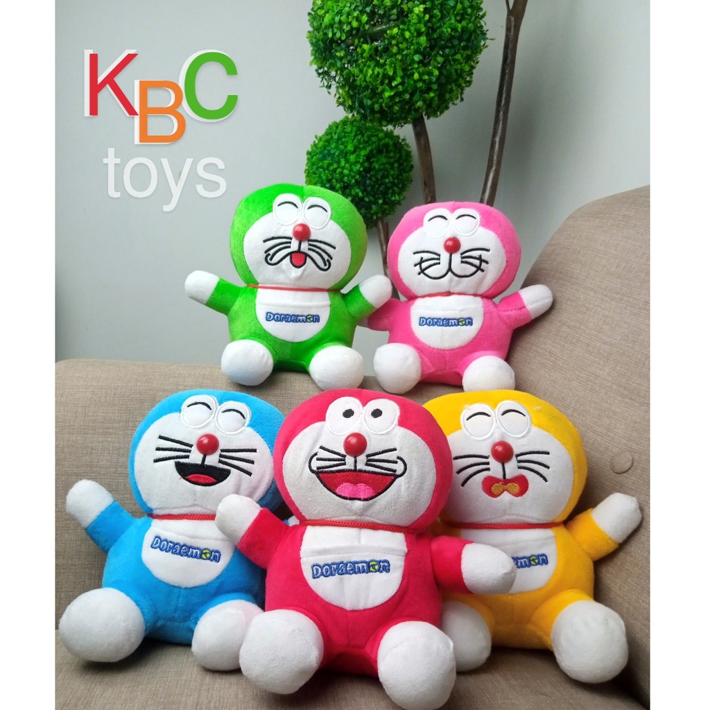 Boneka doraemon kado ulang tahun anak warna warni // kualitas SNI