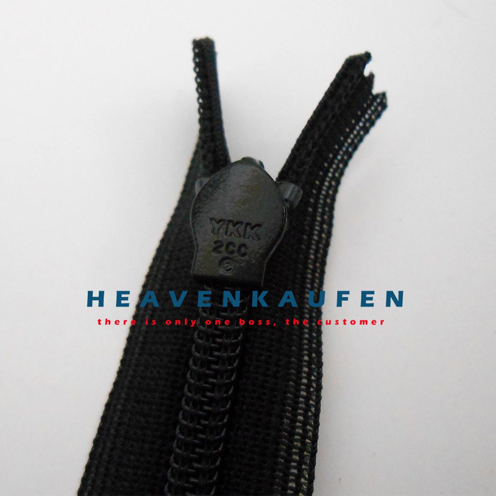 Resleting Jepang YKK 50 cm Hitam (Invisible Zipper)