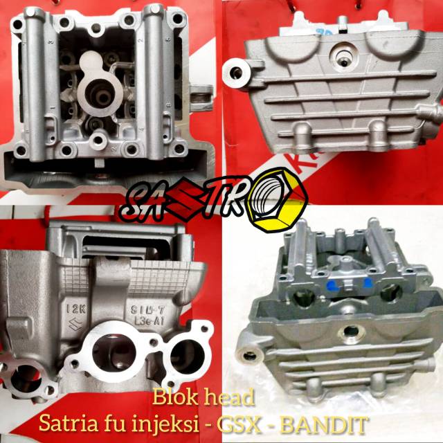 blok head cylinder head 
suzuki SATRIA FU INJEKSI
GSX R -GSX S
BANDIT
ORI