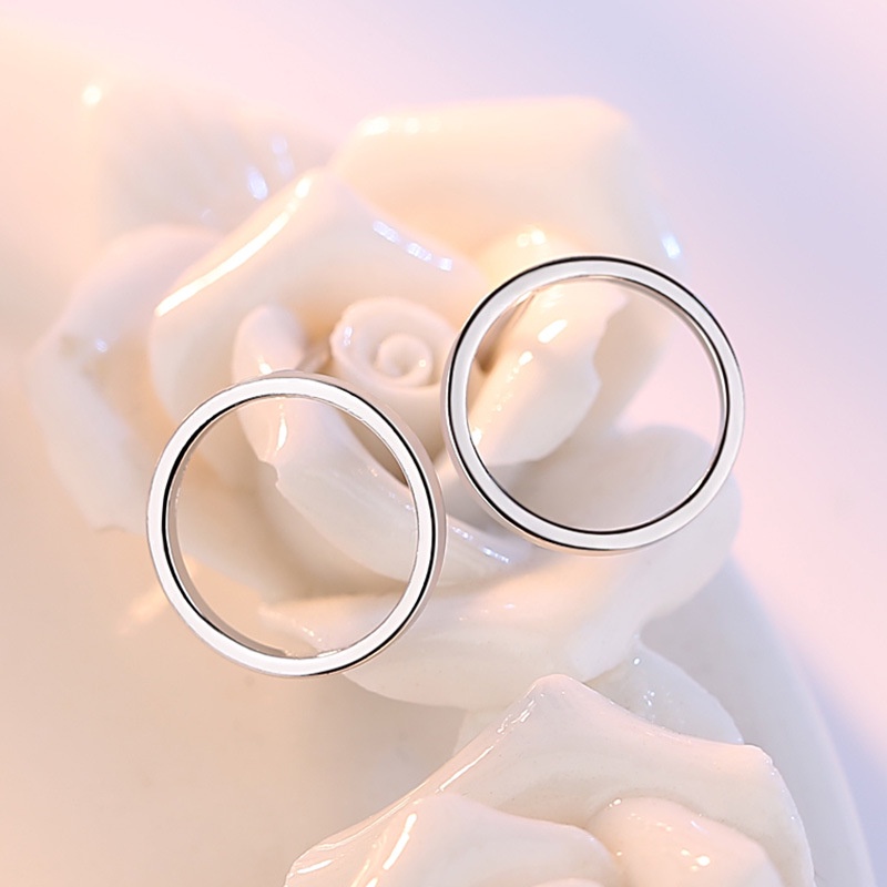 925 Perak Anting Anting Wanita Lingkaran Fashion Perhiasan/Subang Telinga anting perempuan