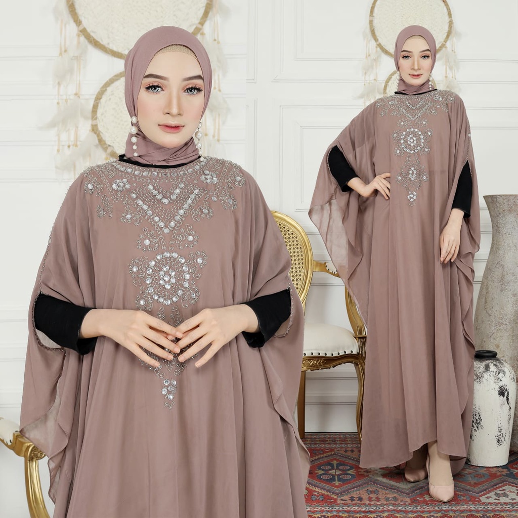 HOPYLOVY - KAFTAN WANITA HIJAB MODEL TERBARU JIHAN