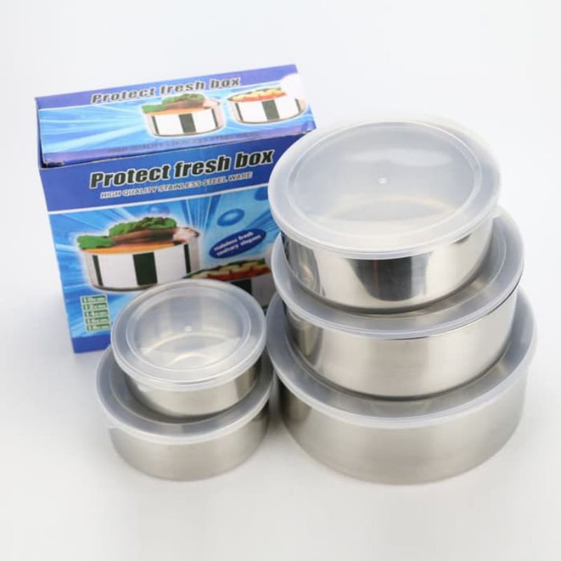 Fresh box original adalah tempat / kotak yg berguna untuk penyimpanan makanan, terbuat dr bahan STAINLESS