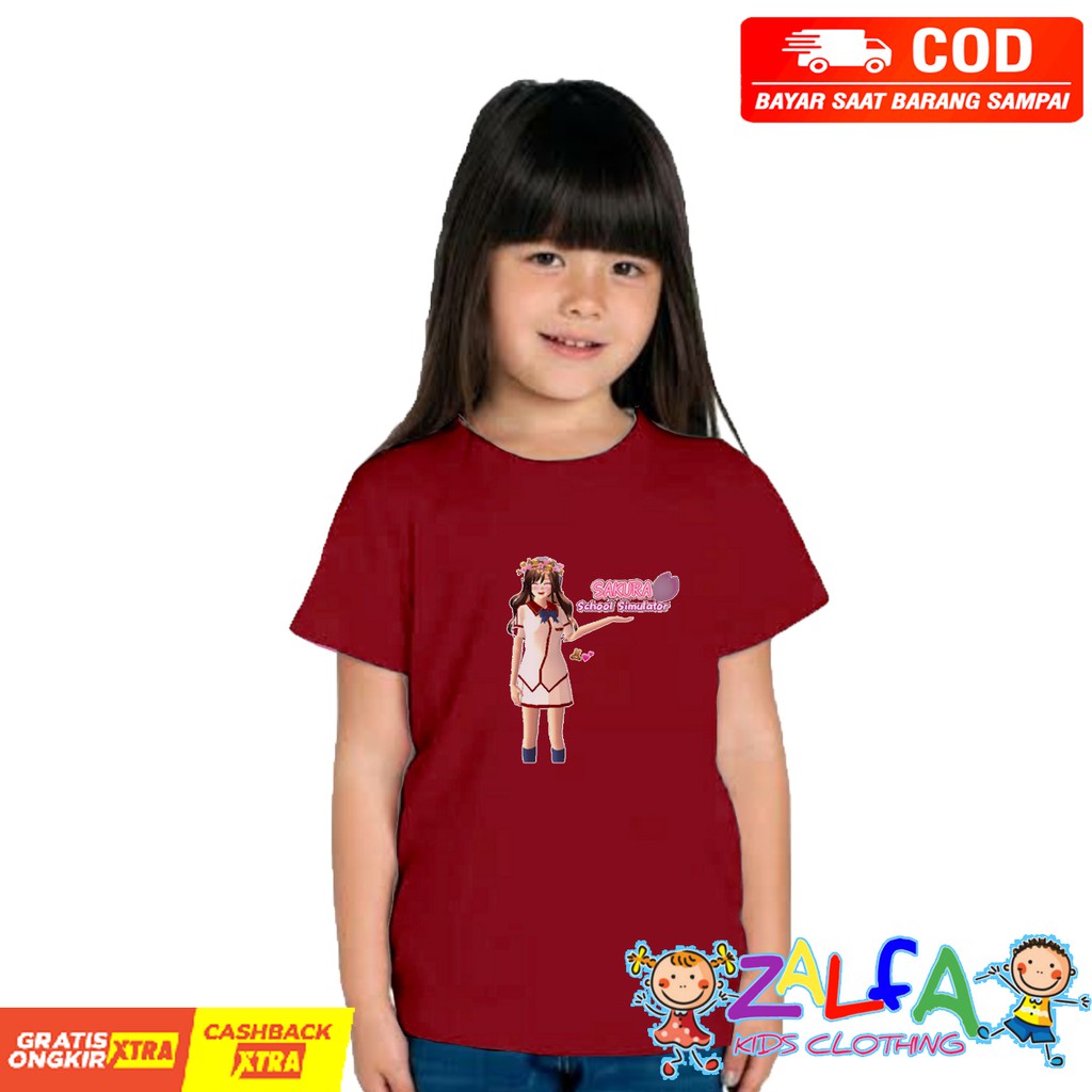 [PROMO] BAJU KAOS ANAK ANAK SAKURA SCHOOL SIMULATOR A1
