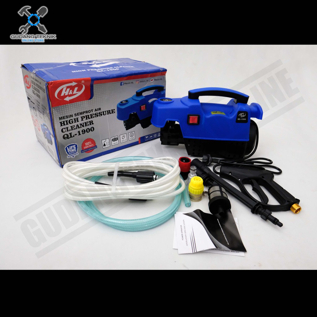 Alat Steam Cuci Motor Mobil HNL HL H&amp;L QL1900 / Jet Cleaner High Pressure HNL QL-1900 QL 1900