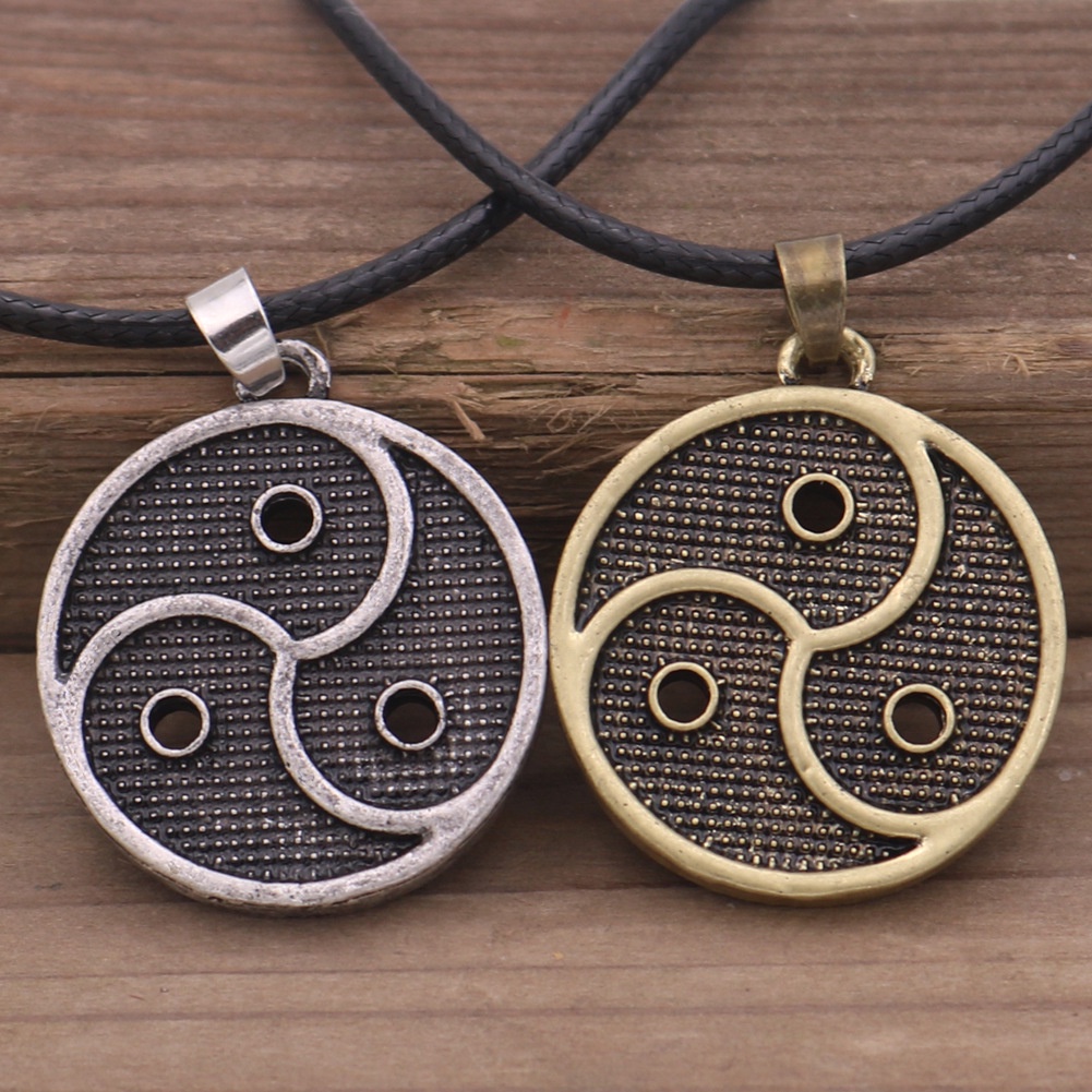 Kalung Liontin Yin Yang Tai Chi Taoism Untuk Pria Dan Wanita