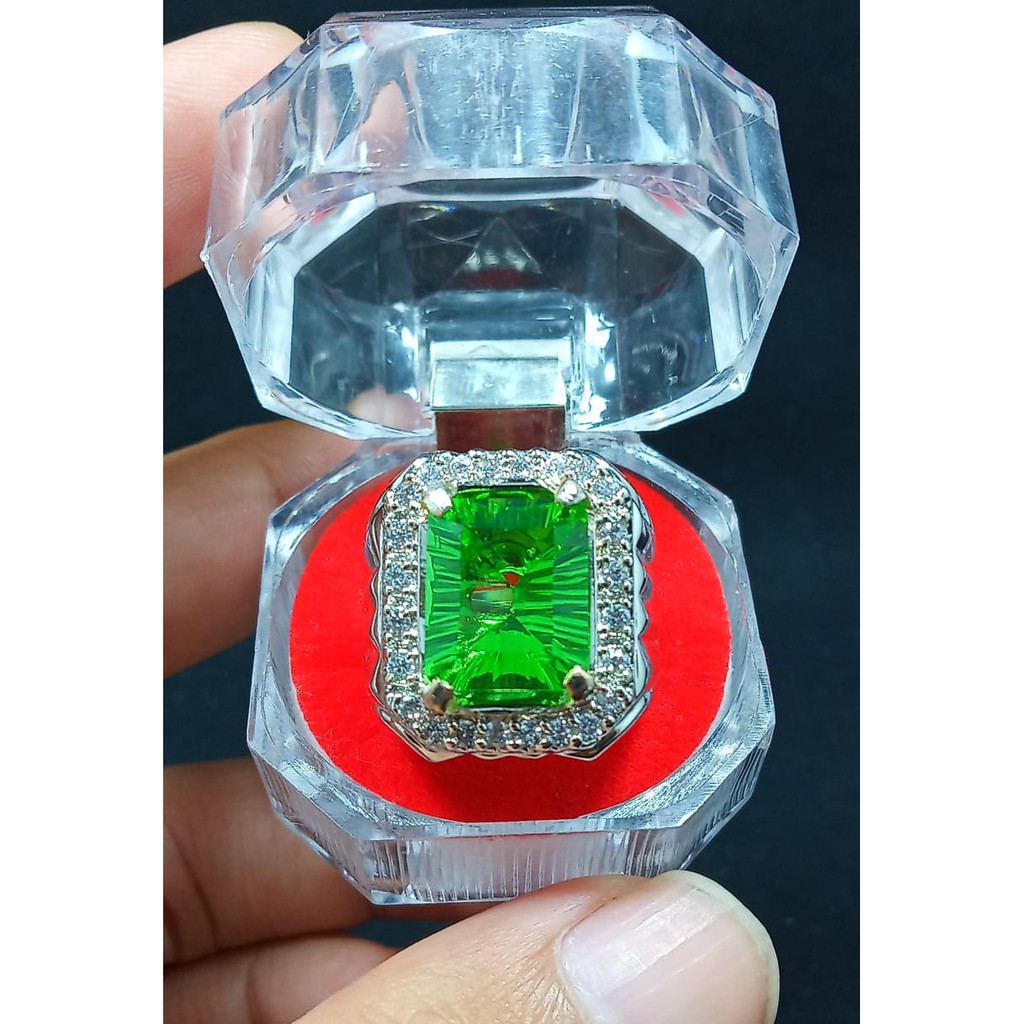 BATU CINCIN MOLDAVITE ASLI NATURAL