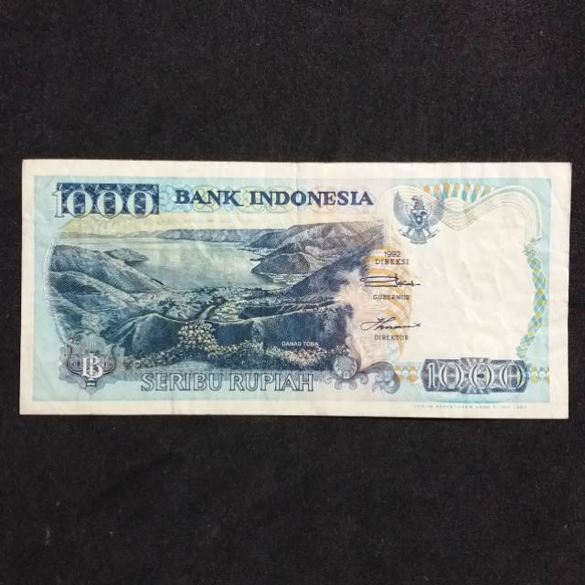 Uang Kuno 1000 Rupiah Lompat Batu Tahun 1992