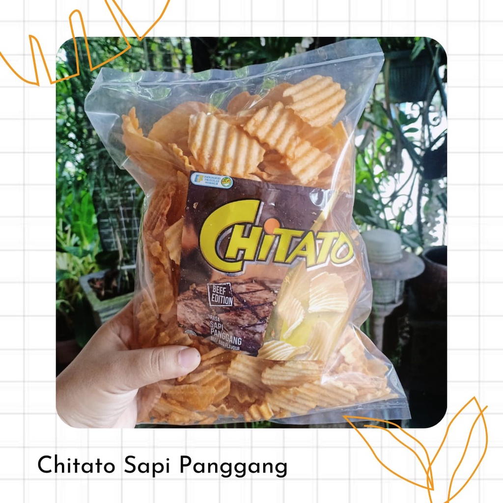 

CHITATO SAPI PANGGANG 250gr - SNACK REPACK/KILOAN ORIGINAL