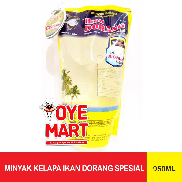 MINYAK KELAPA IKAN DORANG SPESIAL 950ML